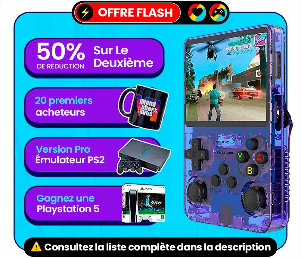GameMix R36S Pro – 17.500 Spiele von über 20 Konsolen (180 Tage Garantie)