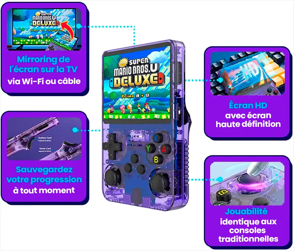 GameMix R36S Pro – 17.500 Spiele von über 20 Konsolen (180 Tage Garantie)